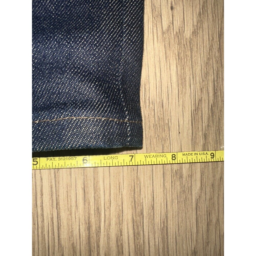Uniqlo Slim Straight Stretch Selvedge Jeans Dark Wash 436848 36x27 - Picture 10 of 10